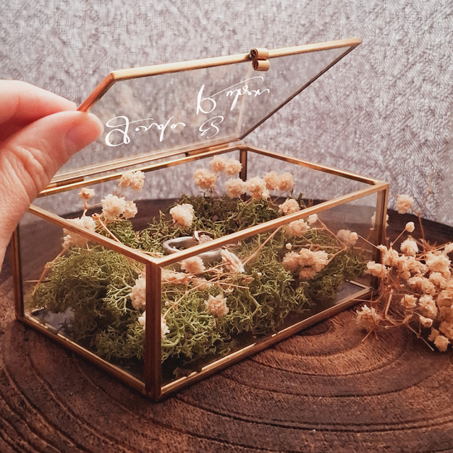 Große Ringbox - Vintage